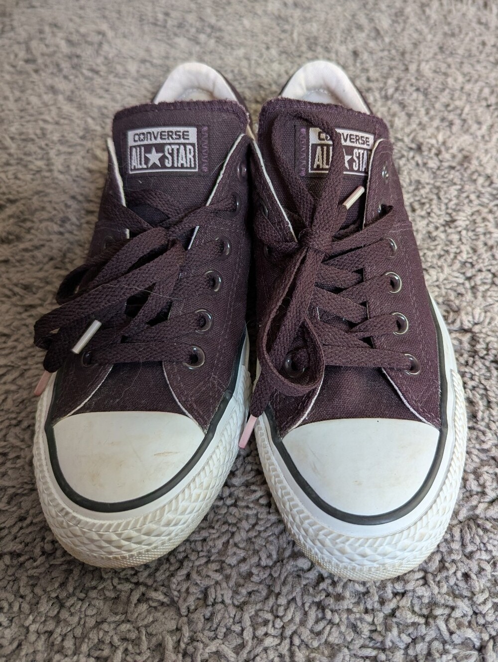 Converse All Star Low Top Sneakers - Dark Purple